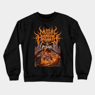 Mutual Hostility Rage Fire Crewneck Sweatshirt